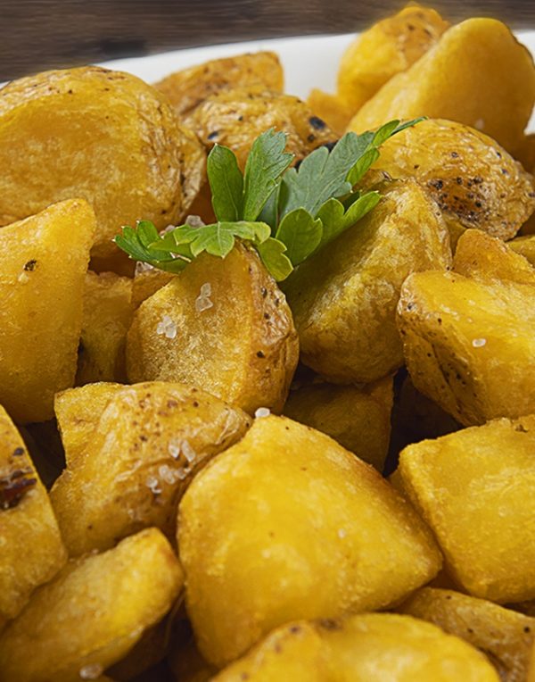 Papa criolla con salchicha Ranchera